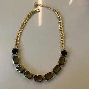 Kate Spade♠️ chunky emerald cut statement necklace